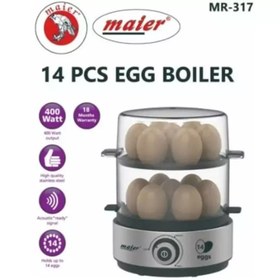 تصویر تخم مرغ پز 14نفره مایر مدل MR_317 14 PCS EGG BOILER