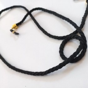 تصویر بند عینک ساده مشکی. کد. M_302 