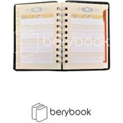 تصویر دفتر تلفن / جیبی / طرح چرم / سیمی 