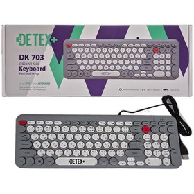 تصویر کیبورد دیتکس پلاس DK 703 Detex+ DK 703 Wired Keyboard
