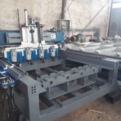 تصویر سی ان سی چهار کله خراطی و منبت سنگین تراش Cnc turning 4head