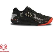 تصویر کفش تنیس پرو مدل UN1 رنگ مشکی و سفید 