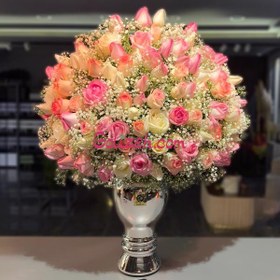 تصویر جام گل رز و عروس 