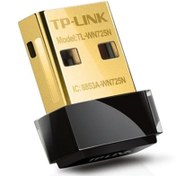 تصویر کارت شبکه USB بی‌ سیم N150 Nano تی پی-لینک مدل TL-WN725N TP-LINK TL-WN725N Wireless N150 Nano USB Network Adapter