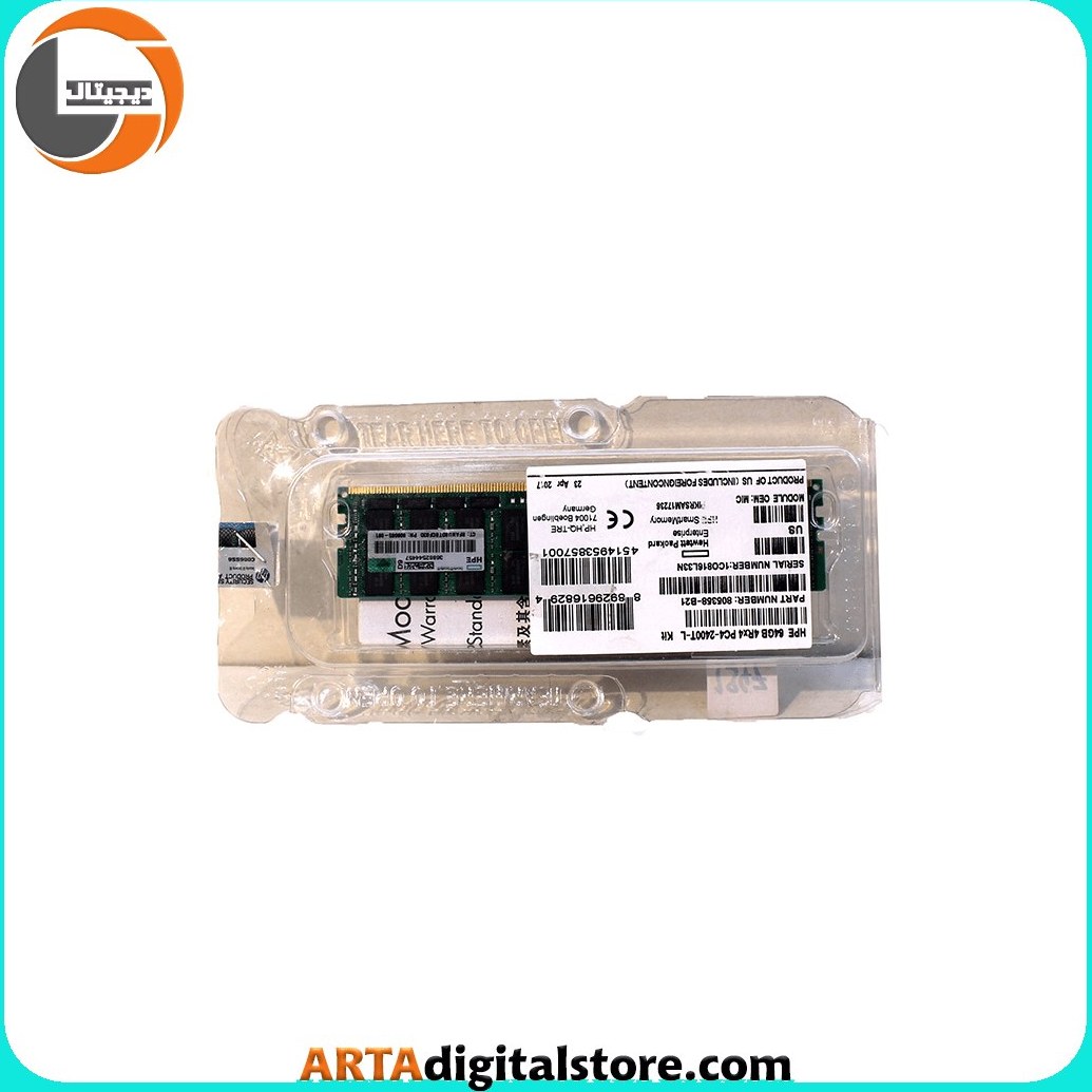 خرید و قیمت رم سرورHP HPE 64GB 4Rx4 PC4-2400T-L نو و پلمپ | ترب
