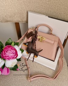 تصویر چارم بگ آویز کیف گربه و سگ 