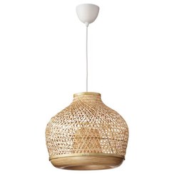 تصویر لوستر ایکیا مدل MISTERHULT سایز 45 سانتی متر misterhult pendant lamp bamboo handmade