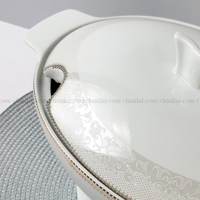 تصویر سوپ خوری درب دار طرح راندا چینی لورین 