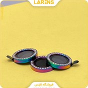 تصویر گلس لنز Ring سري Diamond ايفون 13 پرو مكس - Seven Color 