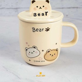 تصویر ماگ فانتزی خرسی 