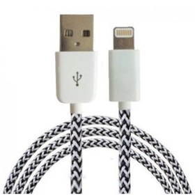 تصویر کابل آیفون iPhone Braided cable مدل K-CUAM2LIB12 طول 1.2 متر 