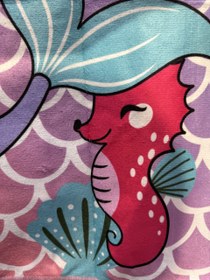 تصویر حوله پانچو پری دریایی 