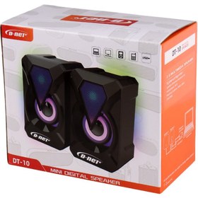 تصویر اسپیکر دسکتاپ دی نت مدل DT-10 Desktop Speakers D-NET DT-10