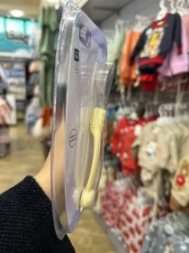 تصویر قاشق سر سیلیکونی صاف و بزرگ نوزادی و کودک چیکوبیبی ( Chicco Baby ) کد 502 کد 46001