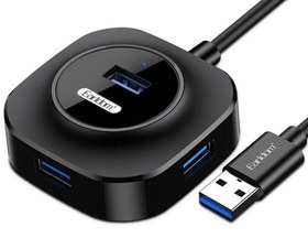 تصویر هاب شارژر یو اس بی 4 پورت ارلدام Earldom ET-HUB06 USB2.0 Hub 