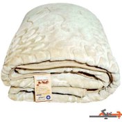 تصویر پتوی گلبافت (GOLBAFT) دونفره گل برجسته (کرم) کد GB248271 