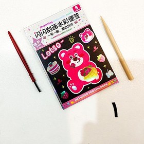 تصویر نقاشی آبرنگی + ذغالی 