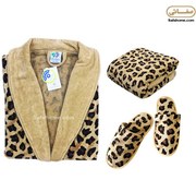 تصویر حوله تن پوش پودایران طرح پلنگی سایز L ضد حساسیت 