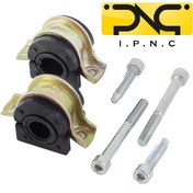 تصویر پایه لاستیکی میل موجگیر (لاستیک چاکدار) پژو 405 با پیچ و بست 