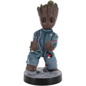 تصویر Cable Guys Groot Phone/Controller Holder خرید پایه Cable Guy مناسب برای گیم پد و موبایل - طرح Groot