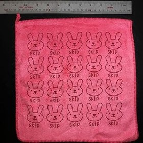 تصویر حوله دستی مدل خرگوشی سایز 30x30 سانتی متر 