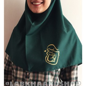 تصویر مقنعه طرح مامایی نقاشی 