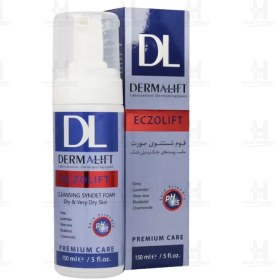 تصویر فوم شوینده صوت اگزولیفت درمالیفت 150 میلی لیتر Dermalift Cleaninig Syndet Foam for Dry and Very Dry Skin 150 ml