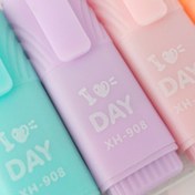 تصویر پک ۴ عددی هایلایتر پاستلی حیوانات 