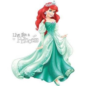 تصویر استيکر روميت مدل Disney Princess Arial Giant Wall Decal Roommate Disney Princess Arial Giant Wall Decal Sticker