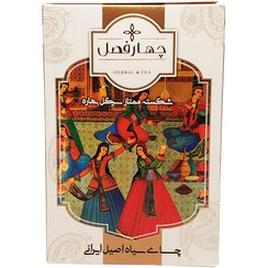 تصویر چای سیاه ایرانی شکسته ممتاز سرگل بهاره چهارفصل ۳۵۰ گرم 