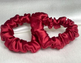 تصویر مینی اسکرانچی ساتن ابریشم ممتاز رازکوک Satin silk scrunchies