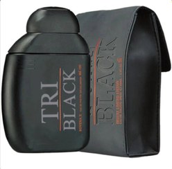 تصویر ادکلن ادو تویلت مردانه تری بلک رایحه پور بلک حجم:100میل TRI BLACK Eau De TOILETTE For men