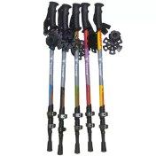 تصویر عصای کوهنوردی پکینیو مدل کله گاوی با کلیپس فلزی 