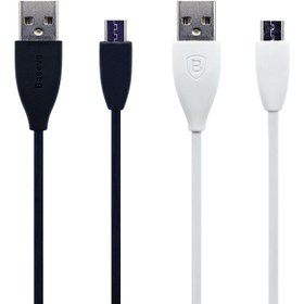 تصویر کابل تبدیل USB به microUSB باسئوس سری Small Pretty Waist مدل Cammy-02 طول 1 متر 