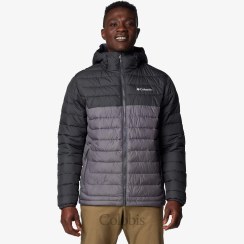 تصویر کاپشن کلاه دار کلمبیا مدل Columbia Men's Powder Lite II Hooded Jacket Wo6272-023 