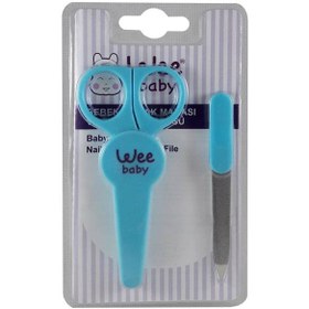 تصویر ست قیچی و سوهان وی کر کد 807 مناسب کودکان_ Wee Care Nail Clipper Offers Code 807