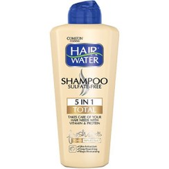 تصویر شامپو هیر واتر بدون سولفات مغذی کامل 5 در 1 کامان 400 میلی لیتر Comeon 5 In 1 Total Shampoo 400 ml