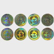 تصویر هولوگرام دوبعدی رنگی باطل شونده هولوگرام دوبعدی رنگی باطل شونده