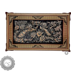 تصویر تابلو دیواری قلمزنی سیمرغ 