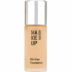 تصویر کرم پودر فاقد چربی شماره 08 میکاپ فکتوری MAKEUP FACTORY مناسب پوست چرب مدل Oil-free حجم 20 میل 08 MAKEUP FACTORY OIL FREE FOUNDATION