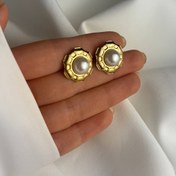 تصویر گوشواره استیل ژوپینگ کد33 