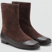 تصویر چکمه و بوت های چرمی اورجینال منگو MANGO 