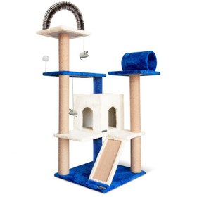 تصویر درخت گربه چهار طبقه نیناپت کد M Ninapet Cat Tree Code M