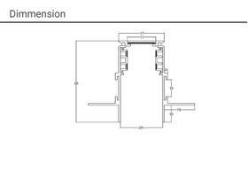تصویر ریل مگنت روکار 