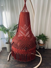 تصویر تاب ریلکسی مکرومه بافی کد ۲ 