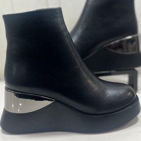 تصویر کفش نیم بوت طرح آرامش Women's ankle boots, Arameh model