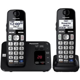 تصویر گوشی تلفن بی سیم پاناسونیک مدل KX-TGE232 ا Panasonic KX-TGE232 Cordless Phone Panasonic KX-TGE232 Cordless Phone