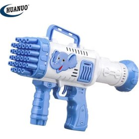 تصویر حباب ساز تفنگی باطری خور بازوکا BAZOOKA BUBBLES GUN TOY ITEM NO _ 3002