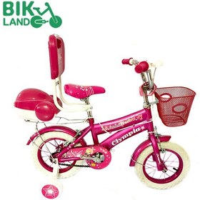 تصویر دوچرخه دخترانه المپیا کد 12185 سایز ۱۲ 