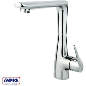 تصویر ست شیرآلات راسان مدل رابیت کروم و سفید 